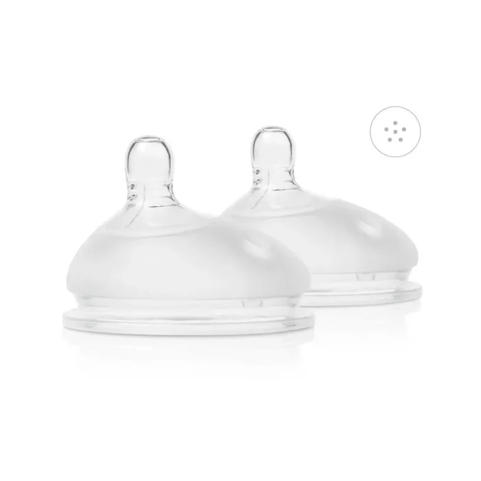 Olababy GentleBottle Silicone Replacement Nipple (2-pack)