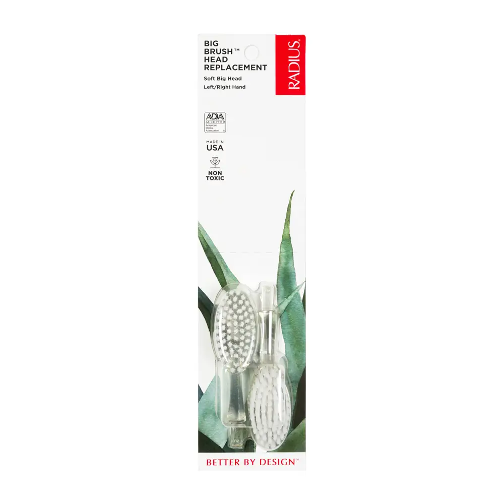 Radius Big Brush Replacement Heads (2 pack) - Soft - Image 3