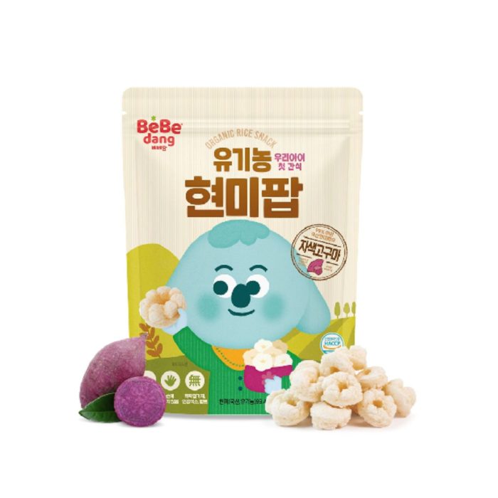 Organic Brown Rice Pop - Baby Snacks 6M+