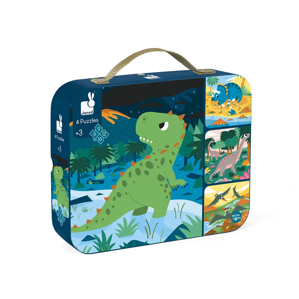 4 Progressive Difficulty Puzzles - Dinosaurs - Image 2