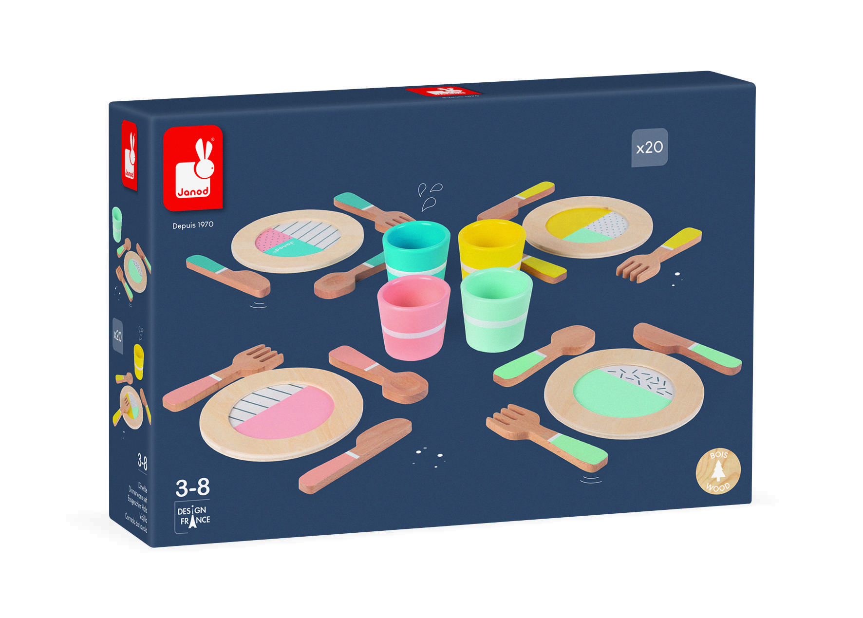 Wooden Dinnerware Set - Image 3