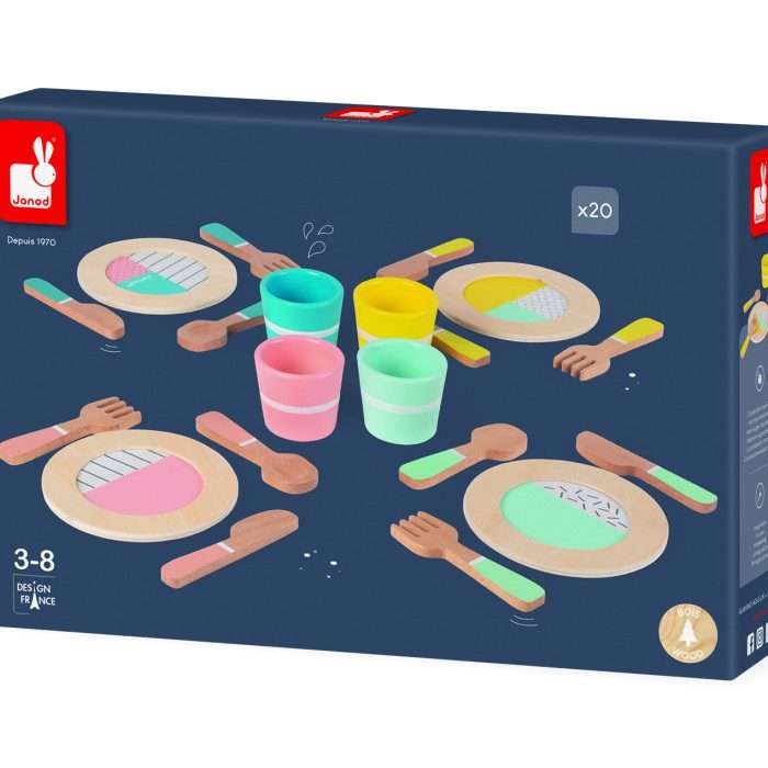 Wooden Dinnerware Set